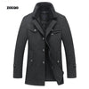 New Winter Wool Coat Slim Fit Jacket For Stylish Men - aliazon