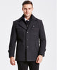 New Winter Wool Coat Slim Fit Jacket For Stylish Men - aliazon
