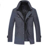 New Winter Wool Coat Slim Fit Jacket For Stylish Men - aliazon