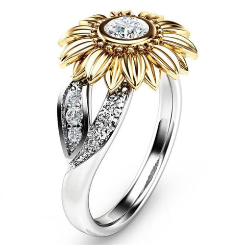 Sunshine Sunflower Ring - aliazon