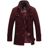 New Winter Wool Coat Slim Fit Jacket For Stylish Men - aliazon