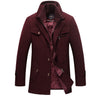 New Winter Wool Coat Slim Fit Jacket For Stylish Men - aliazon