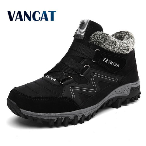 VANCAT Warm Snow Boots For Men - aliazon